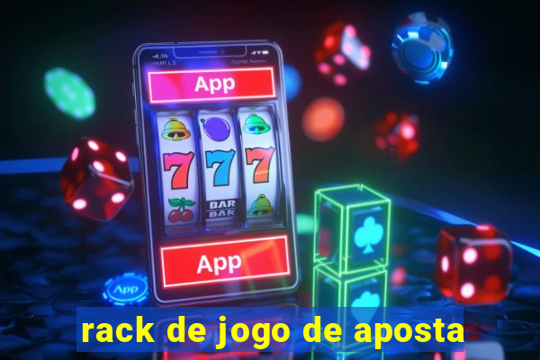 rack de jogo de aposta